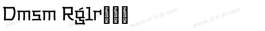 Dimsum Regular字体转换